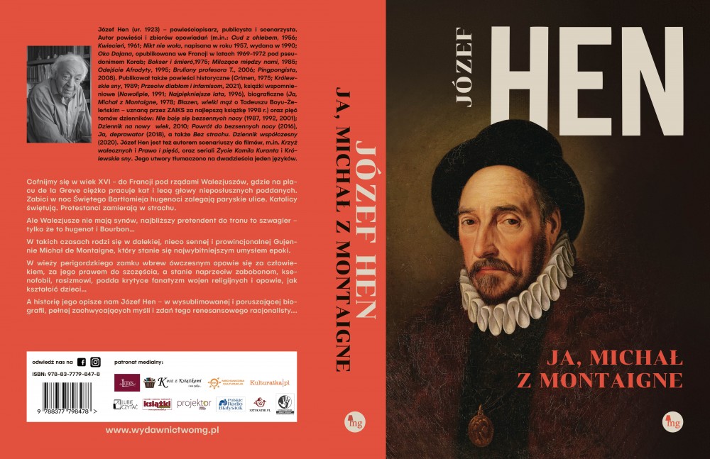 PATRONAT STOWARZYSZENIA „NIGDY WIĘCEJ”: JÓZEF HEN „JA, MICHAŁ Z MONTAIGNE”